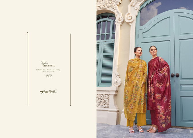 Shree Shalika Vol 105 Embroidery Printed Cotton Salwar Suits Wholesale Online
